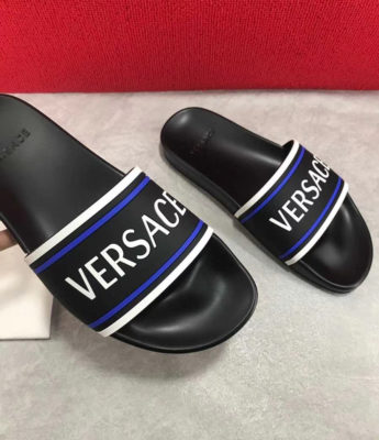 Dép Versace nam siêu cấp hoạ tiết Olympus DVS06