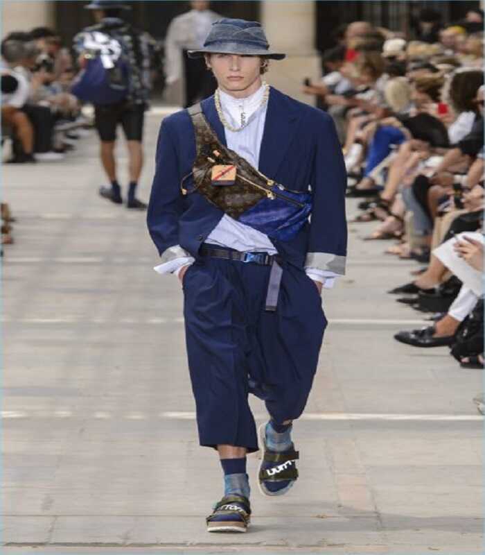 Phong cách street style cá tính với dép Louis Vuitton nam sandal