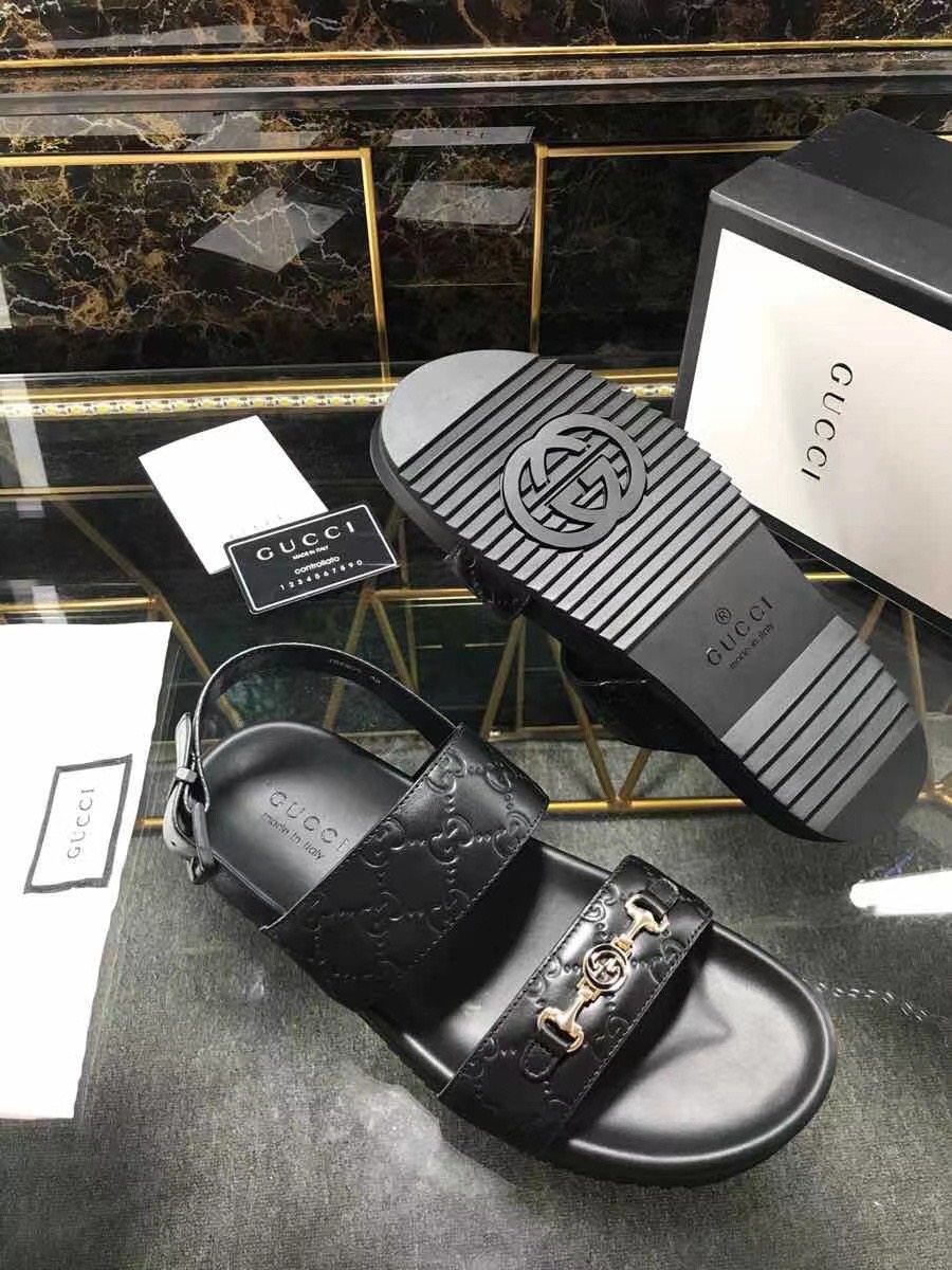 Dép Gucci nam sandal họa tiết logo khóa nhỏ DGC57 siêu cấp - K2Store™