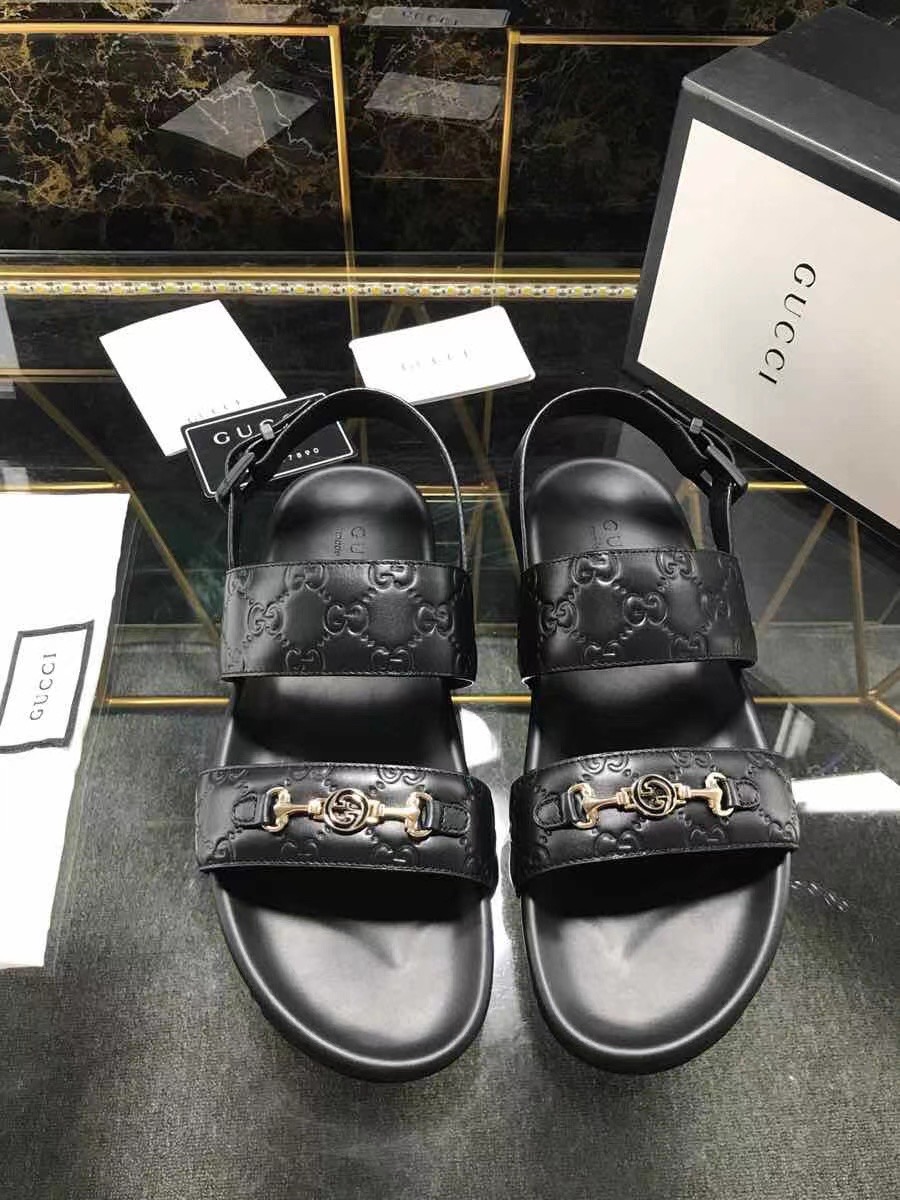 Dép Gucci nam sandal họa tiết logo khóa nhỏ DGC57 siêu cấp - K2Store™
